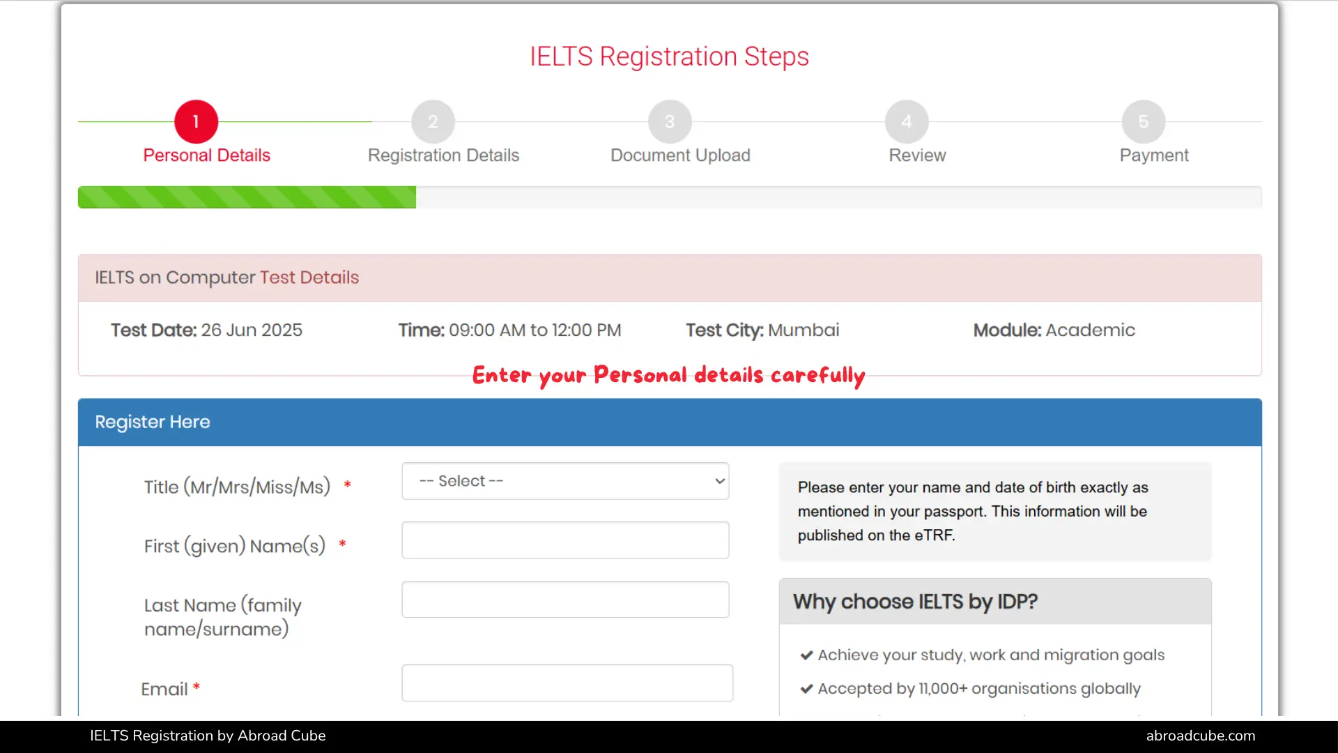 IELTS Guide - Step 3