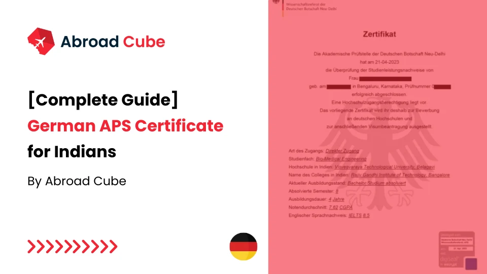 APS Certificate- The Complete Guide for Indian Students 2026