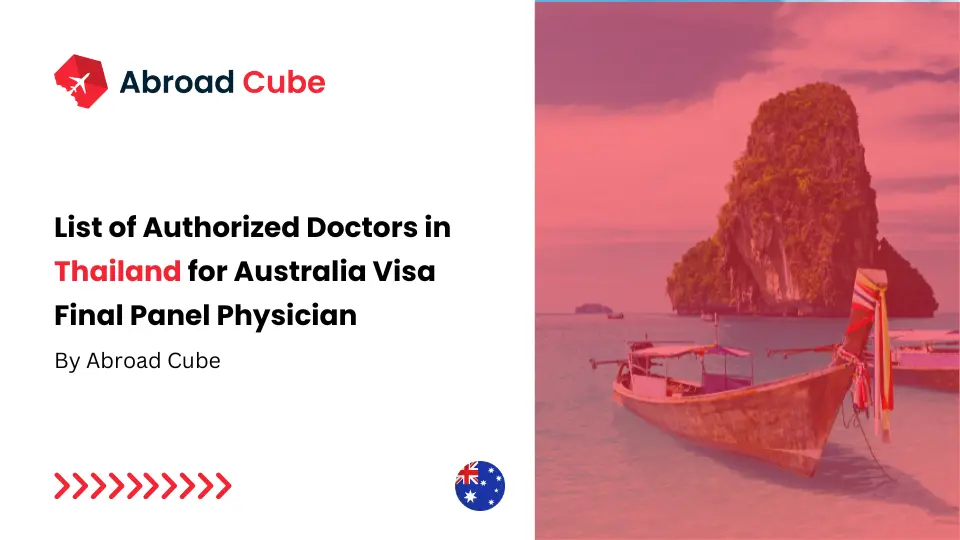 List of Authorized Doctors in Thailand for Australia Visa