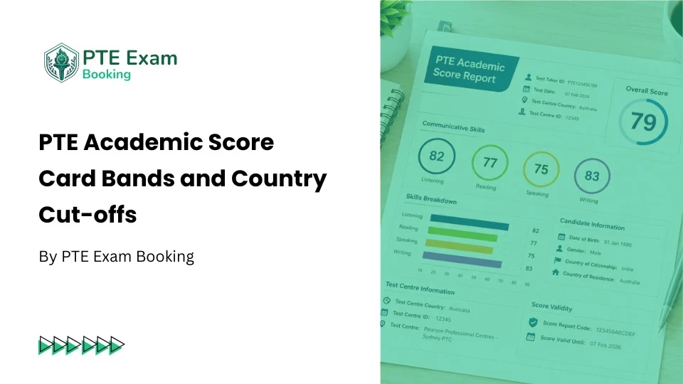 PTE Academic Score Card: Bands, Score Requirements, and Country Cut-offs Explained